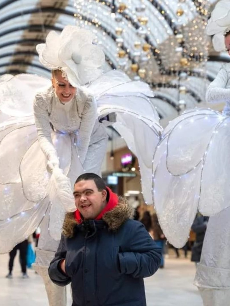 ice iceflowers lichtgevende bloemen op stelten les fleurs