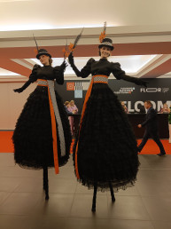 ontvangstact flanders flooring days 2024 steltenact steltenlopers