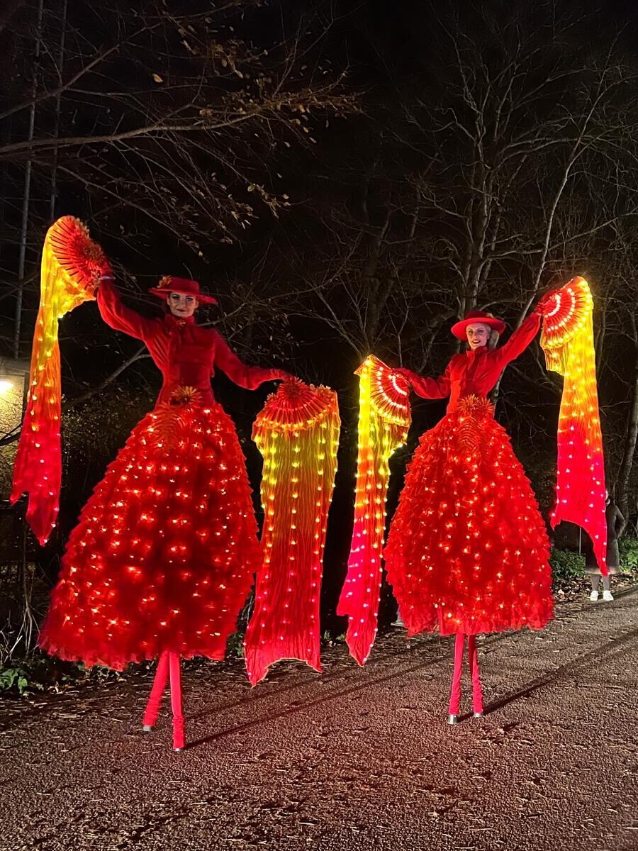 soaanse led steltenlopers huren