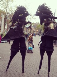 halloween steltenlopers huren