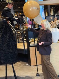 steltenlopers huren zwart goud ontvangstact op maat