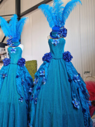 steltenlopers huren blauw ontvangstact