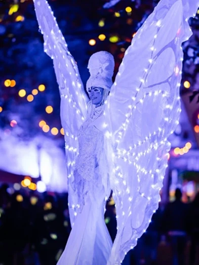 led vlinder lichtgevende vlinders op stelten steltenlopers huren