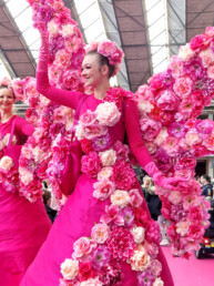 bloemen steltenlopers huren roze 2