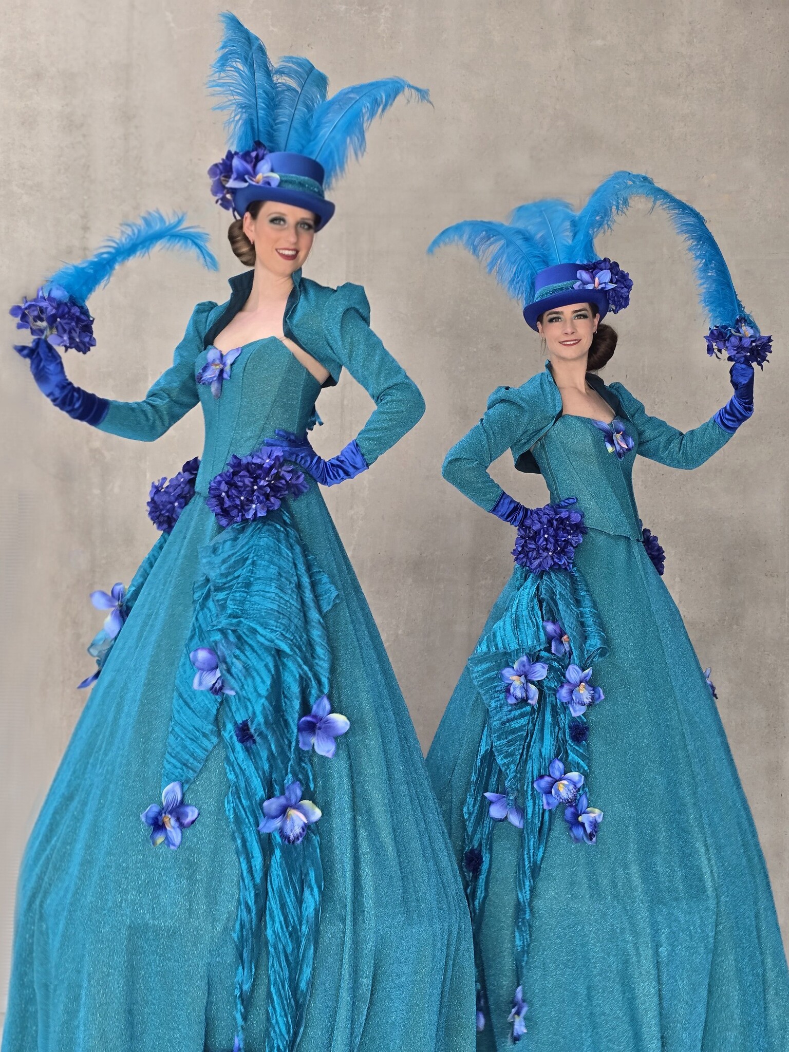 steltenlopers huren blauw